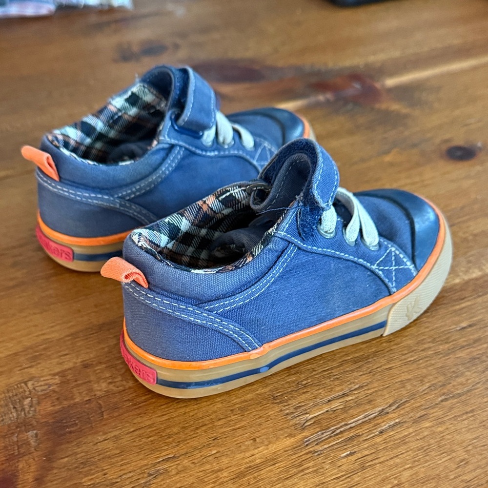 See Kai Run Blue and Orange Sneakers